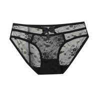 Culotte Femme sans Couture - sous-vêtements Femmes Élégants et Confortables en Dentelle Fine Modèle Triangle Taille Basse Dos Creux