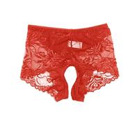 Culotte Femme Sexy Chic - Slip Femme à Dos Ouvert en Dentelle Transparente et Brodée pour Un Sommeil Confortable et Respirant avec Une Douceur Exceptionnelle