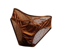 Culotte Femme Sexy Chic - sous-vêtements Femmes Dentelle Transparente Taille Basse Ajourée Confort Désir Entrejambe Coton Triangle Soie Satinée