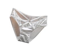 Culotte Femme Sexy Chic - sous-vêtements Femmes Dentelle Transparente Taille Basse Ajourée Confort Désir Entrejambe Coton Triangle Soie Satinée