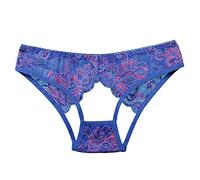 Culotte Femme - Slip Femme avec Entrejambe Ouvert Lingerie Sexy Femme avec Ouverture Invisible Multipack Tentation Panties Mini String Bikini Bain T-Back Thongs Cadeau Femme