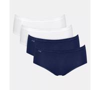 Culotte femme Sloggi Basic+ Midi (x4) Bleu 42