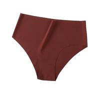 Culotte Femme Taille Haute - String Sans Couture Femme - String Coton Sexy Sous-vêtements pour Femme Culottes Sans Couture pour Femme Taille Haute Sous-vêtements Invisibles, marron, XS