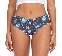 Culotte Femme Univers Galaxie Planète Étoiles Slip Bikini M