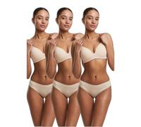 Culotte femme Urban Classics Brazilian (x3) Beige S