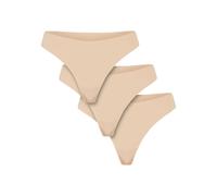 Culotte femme Urban Classics Lasercut Tanga (x3) Beige XS