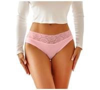 Culotte Femmes Doux - sans Couture sous-Vêtements Chic Hot Dentelle Micro String Coton sous-vêtement Taille Haute Respirantes - Doux Culotte Italienne en Soie Extensible Hipster Culotte