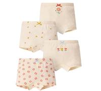 Culotte Fille Slip en Coton Confort Doux Mignonne en Dessin Animé Culotte Boxer Confortables et Respirantes pour Petites Filles Enfant