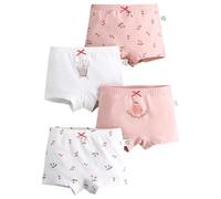 Culotte Fille Slip en Coton Confort Doux Mignonne en Dessin Animé Culotte Boxer Confortables et Respirantes pour Petites Filles Enfant