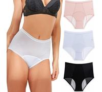 Culotte Fuite Urinaire Femme, Culotte Taille Haute en Coton Respirant et Anti-Fuite pour Femme, Culotte Incontinence pour Le Cycle Menstruel