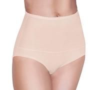 Culotte Gainante Femme Sculptante Taille Haute Femme sous-Vêtements Gainant Minceur Gaine Panty Bas Shorty Invisible sans Couture Souple Ventre Plat Extensible Matière Grande Taille (XL, Beige)