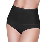 Culotte Gainante Femme Sculptante Taille Haute Femme sous-Vêtements Gainant Minceur Gaine Panty Bas Shorty Invisible sans Couture Souple Ventre Plat Extensible Matière Grande Taille (4XL, Noir)