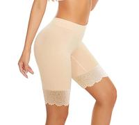 Culotte Gainante Femme Ventre Plat Culotte Invisible Taille Haute Culottes Sculptantes Panty Gainant Anti Frottement Cuisse Minceur Shapewear Dentelle Shorts