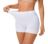 Culotte Gainante Femme Ventre Plat Shorty Sous Robe Sans Coutures Invisible | Effet Gainant Léger, Anti Frottement Cuisse, Amincissante, Sculptante, Respirante, Taille Haute, Fond Coton