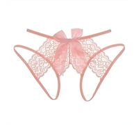 Culotte Gainante pour Femme, Sexy Transparent Dentelle sans Soudure à Fente Taille Basse Avant (M/F)