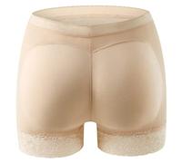 Culotte Gainante rembourrée pour Femme, rehausseur de Fesses, rehausseur de Hanches, Faux Shapewear, Culotte Push-up, Short Butin, Grande Taille, Dentelle