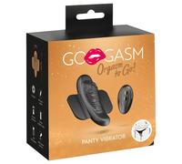 Culotte GoGasm - vibro clitoridien sans fil (noir)