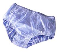 Culotte Incontinence Femme PVC À Enfiler Slip Incontinence Homme Pantalon En Culotte Plastique pour Adultes Imperméables Et Réutilisables White,2XL