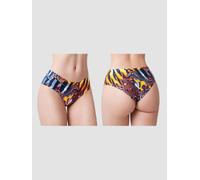 Culotte Invisible Go Wild Tiger Bleue & Jaune