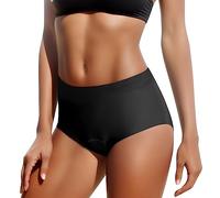 Culotte Maillot De Bain Menstruel Taille Haute Culotte Menstruelle, Noir, Regle Bikini Et Slips Shorty Coton Flux Abondant Adolescente 1 Piece Slip sans Couture Chic Sexy XS