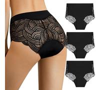 Culotte Menstruelle Absorbante, Aucune Trace Dentelle Culotte Règles, Sexy Culotte Menstruelle Anti Fuite Protection Hygiénique Periodique