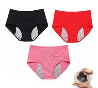 Culotte Menstruelle Flux Tres Abondant Taille Haute Culotte de Regle Hygiénique Absorbante Lot de3,Culotte Menstruelle Absorbante,Culotte Anti Fuite urinaire Femme Lavable,Culotte Fuite urinaire Femme
