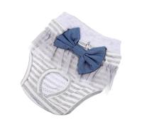 Culotte Menstruelle pour Chien Femelle en Coton, Lavable et Confortable | Usage Période, Incontinence et Chiots Non Dressés, Coupe Pratique, Tissu Coton, Entretien Simple