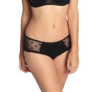 Culotte mi-haute femme Sassa Dotted Mesh Noir 40