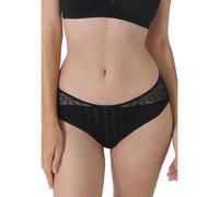 Culotte mi-haute femme Sassa Natural Stripe Noir 40
