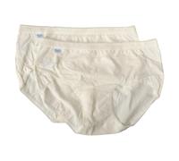 Culotte midi SLOGGI pour femme, lot de 2, sous-vêtements en coton élastique visi