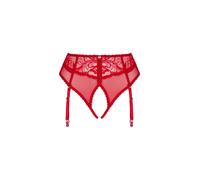 Culotte ouverte porte-jarretelles Dagmarie rouge