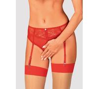 Culotte ouverte porte-jarretelles Dagmarie rouge