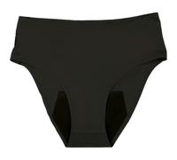 doomoo Culotte Post Accouchement et Menstruelle Flowly - Ultra Absorbante Jusqu'à 12h (équiv. 5 tampons) - Idéale Flux Abondant - Confort sans Couture - Coton Oeko-Tex - Lavable, Taille XS/S/M, Noir