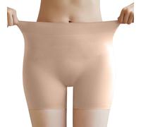 Culotte pour femme - Rembourrage en latex - Fine - Sans couture - En plastique - Hanches - Pêche - Sous-vêtements artefacts de levage des hanches, beige, M
