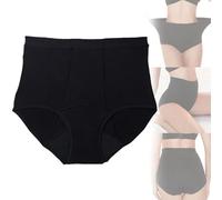 Culotte pour Fuite Urinaire Femme Lavable,Culottes Menstruelles Ultra Absorbante,Grande Taille Haute Coton,Protection Périodique Hygiénique Flux Léger À Abondant Culotte de Règles,M,Black