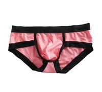 Culotte pour homme à l'intérieur portant une couleur contrastée tendance absorbant la transpiration, rose, XXL
