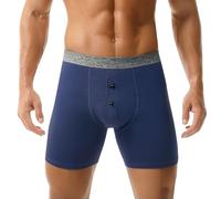 Culotte pour homme, sous-vêtements sexy en maille avec évacuation de l'humidité, respirant, 1 paquet de sous-vêtements pour homme, bleu, 4XL