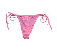 Culotte pour homme - Taille basse - Sous-vêtements de sport confortables - String respirant - Sous-vêtements sexy pour homme - Culotte hipster personnalisée, O rose., taille unique