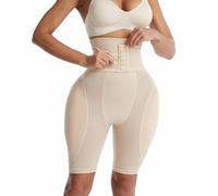 Culotte Push Up pour Remonte Fesse Femme - Coussinets De Hanches pour Femmes, Taille Haute, Gaine-Ventre, Faux Cul, Rehausseur De Fesses, Rehausseur De Cuisses, Couleur Chair, 6XL