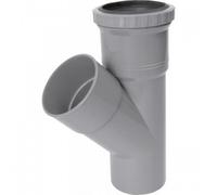 Culotte pvc 45° à joint de dilatation mâle-femelle - Ø 100 mm - BMT14 NICOLL