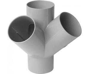 Culotte pvc 45° double équerre femelle - AT144 NICOLL