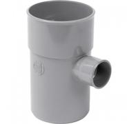 Culotte PVC à 87°30 réduit mâle / femelle Ø 100 Ø 50 - BT68 NICOLL