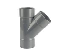 Culotte PVC double femelle 45° D125 WAVIN 3026028