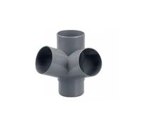 Culotte pvc équipée double équerre mâle-femelle Ø 100 - WAVIN