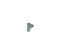 Culotte Mâle / Femelle simple pvc - 45° - Diamètre 32 mm - Bois