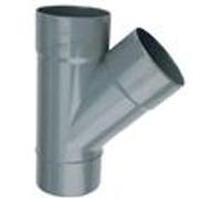 Culotte PVC mâle-femelle 45° D50 - WAVIN - 3026018 Gris G