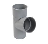 Culotte PVC simple mâle-femelle D 100mm gris - - BT16GT