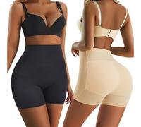 Culotte Remonte Fesses, Taille Haute Grande Taille Push Up pour Culotte Fesse Invisible Panty, Culotte RembourréE Fesse, Panty Gainant Invisible