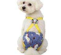 Culotte réutilisable pour chien - Culotte hygiénique lavable pour chien femelle avec porte-jarretelles, anti-fuite réglable | Intérieur extérieur voyage voiture chenil cour, parc, plage, camping