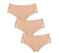 Culotte sans couture avec dentelle femme Missya (x3) Beige L